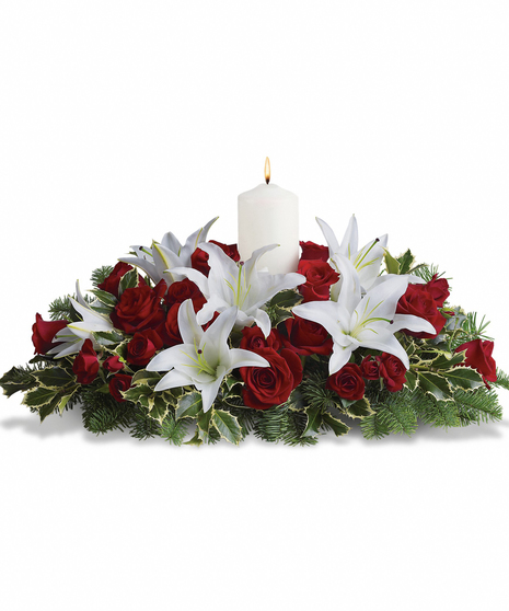 Luminous Lilies Centerpiece